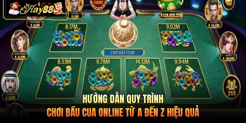 Hướng dẫn quy trình chơi bầu cua online từ A đến Z hiệu quả